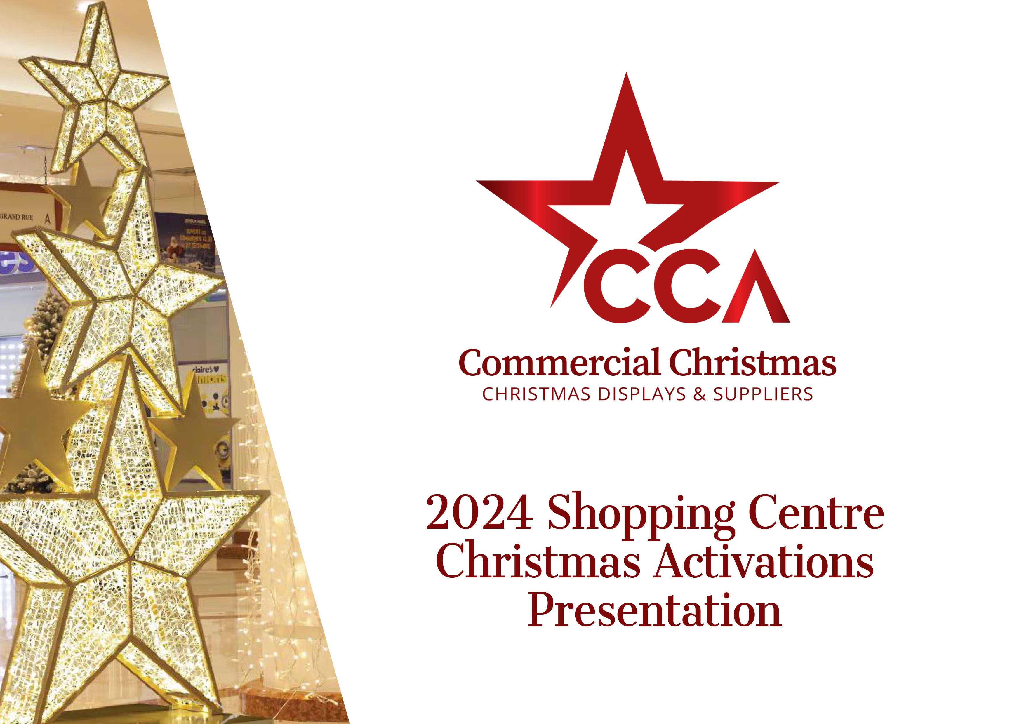 2024 shopping centre activations christmas concepts australia catalogue